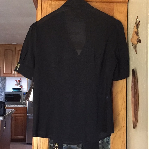 Victor Alfaro 94% silk shirt with embellishments - Picture 6 of 6